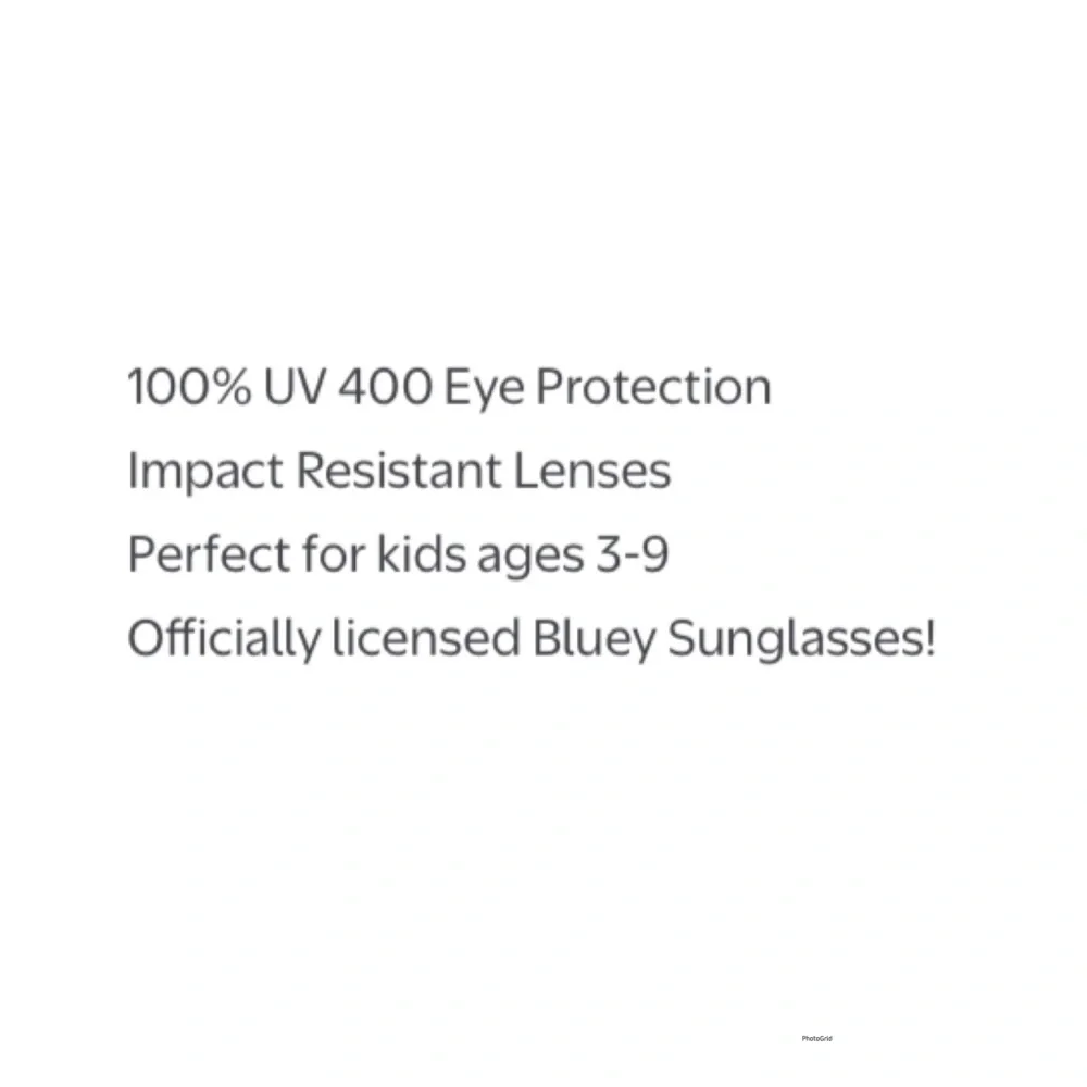 Bluey Kids Cateye Sunglasses - Pink Glitter
